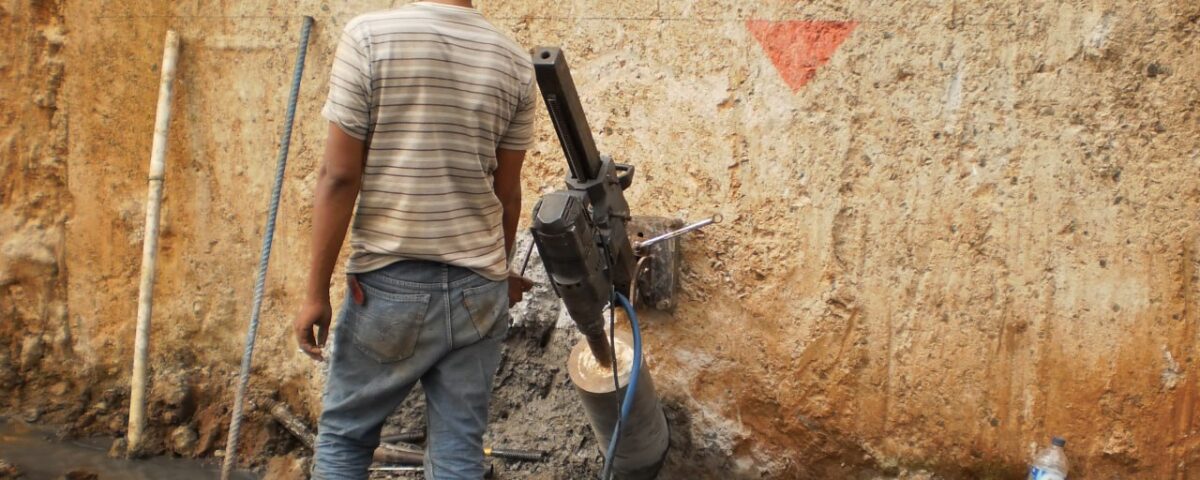 coring beton
