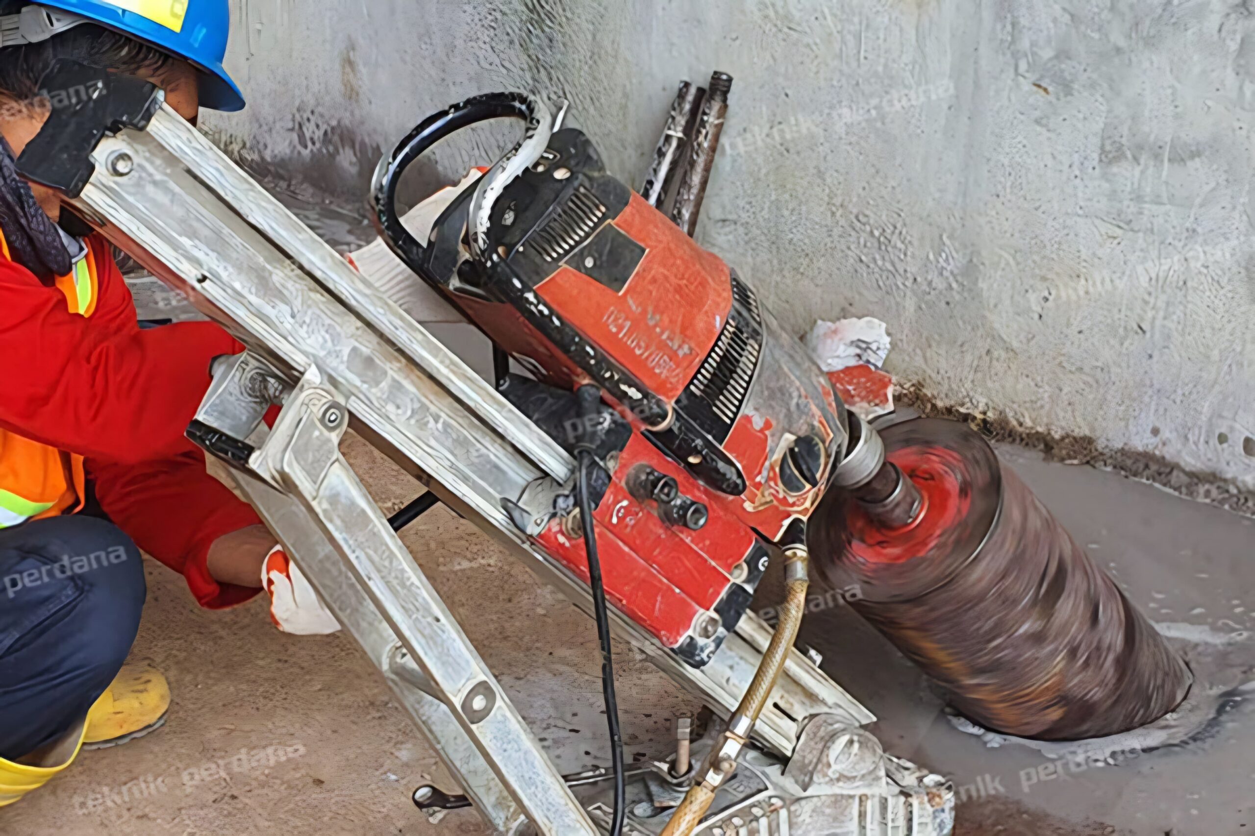 coring beton merak